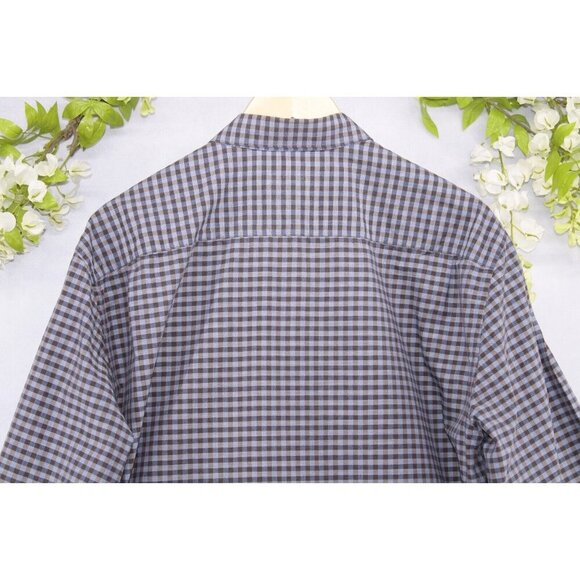 Ermenegildo Zegna Men's Long Sleeve Shirt Multicolor Check Button Up Sz XL - Picture 4 of 6